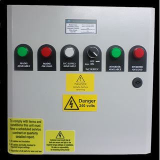 Picture of Inverter Changeover Panel 12v D/c 1500w 