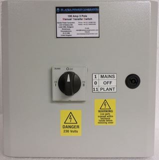 Picture of Manual Transfer 100 Amp Lovato Single Phase