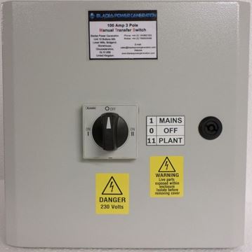 Picture of Manual Transfer 100 Amp Lovato Single Phase